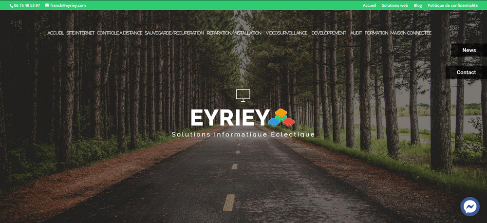 Refonte du site eyriey.com